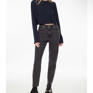 Dynamite Claudia Mom Jeans in washed Grey 🩶